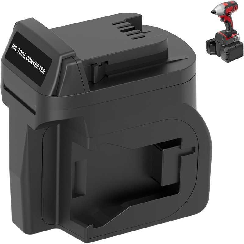 Power Tools Red - 2 in 1 Battery Adapter for