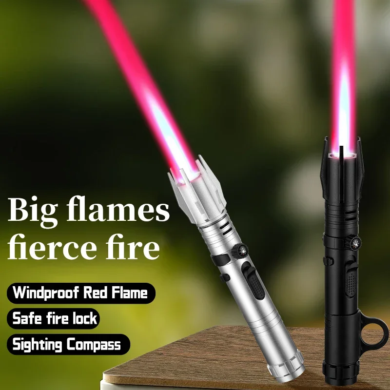 Power Tools Red - Metal Lightsaber Style Gas Lighter Powerful