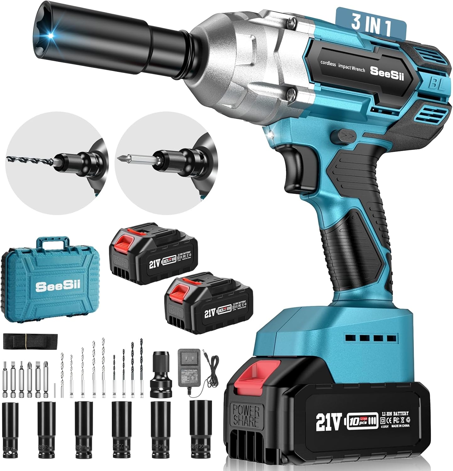 Seesii Cordless Impact Wrench  - Power Tools Impact Wrench review and price