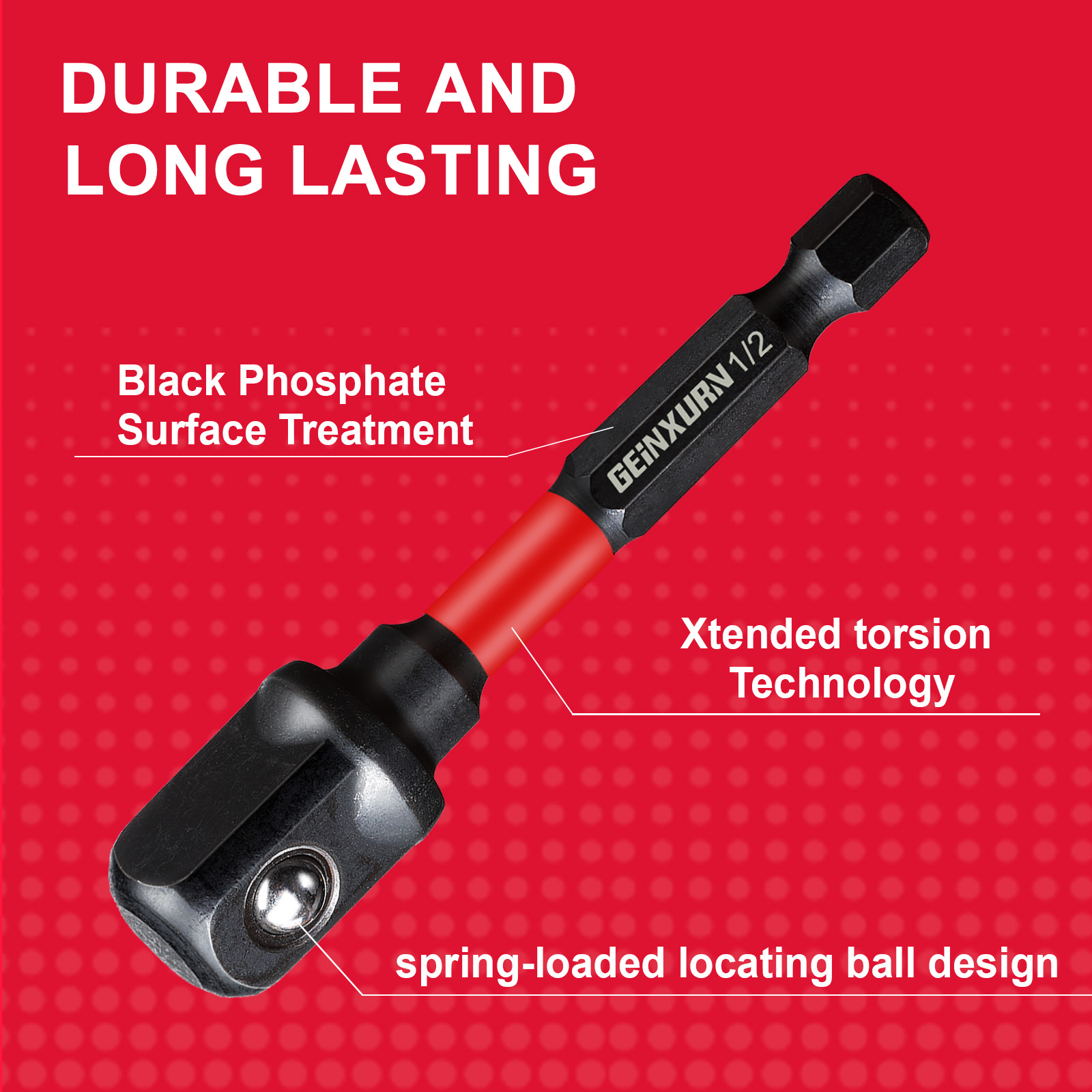 Geinxurn Impact Socket Adapter - Power Tools Impact Wrench review and price