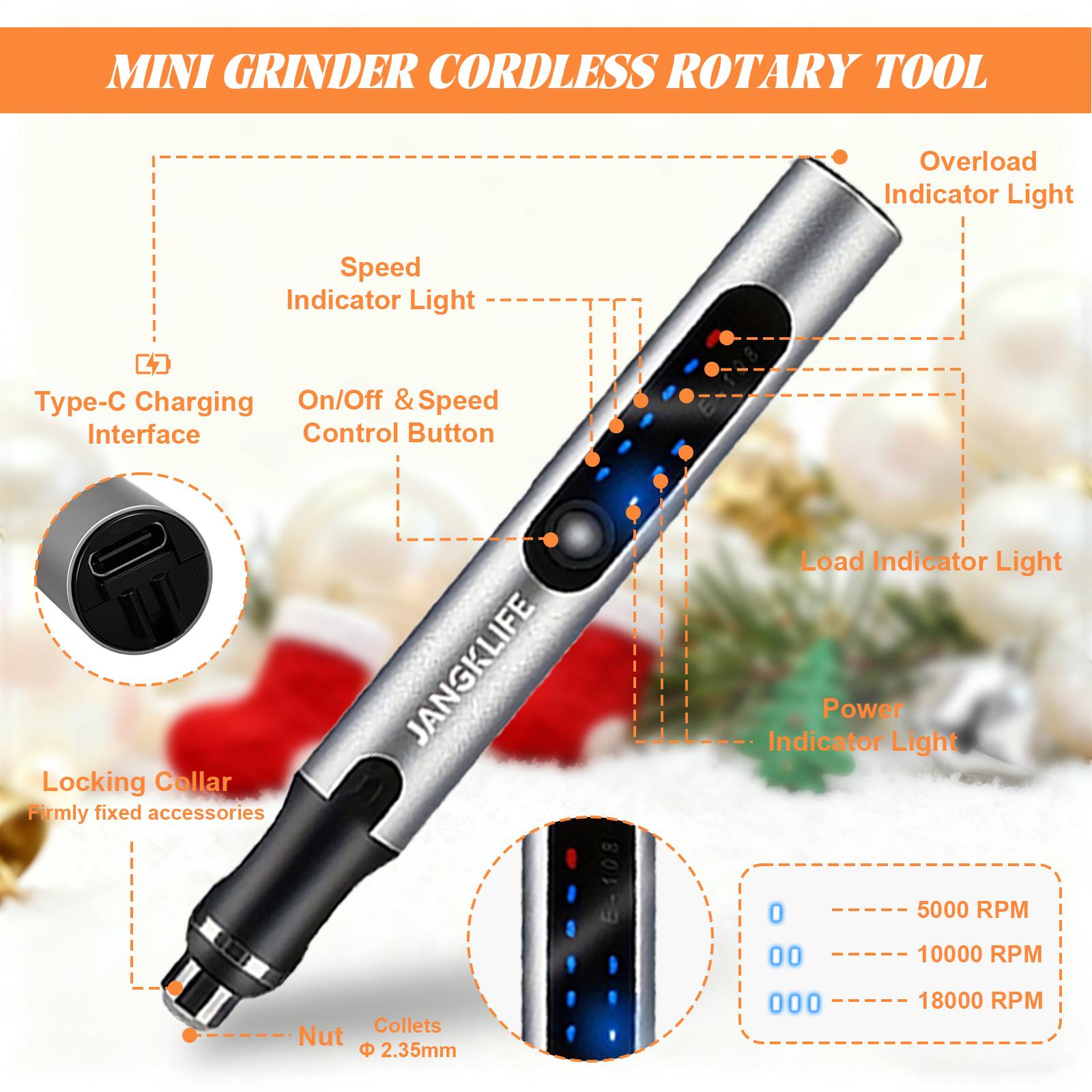 JANGKLIFE USB Cordless Rotary  - Power Tools Ingco review and price