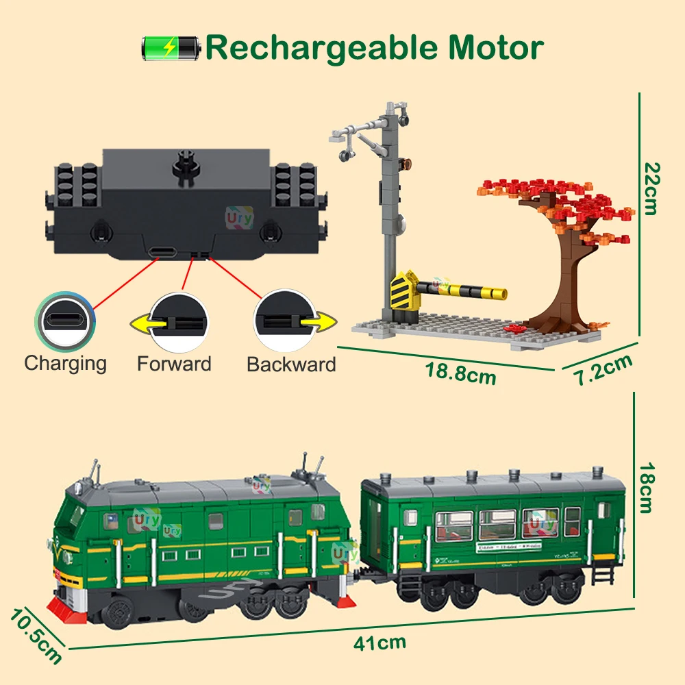 Technical Retro Green Steam Tr - Power Tools Lego review and price