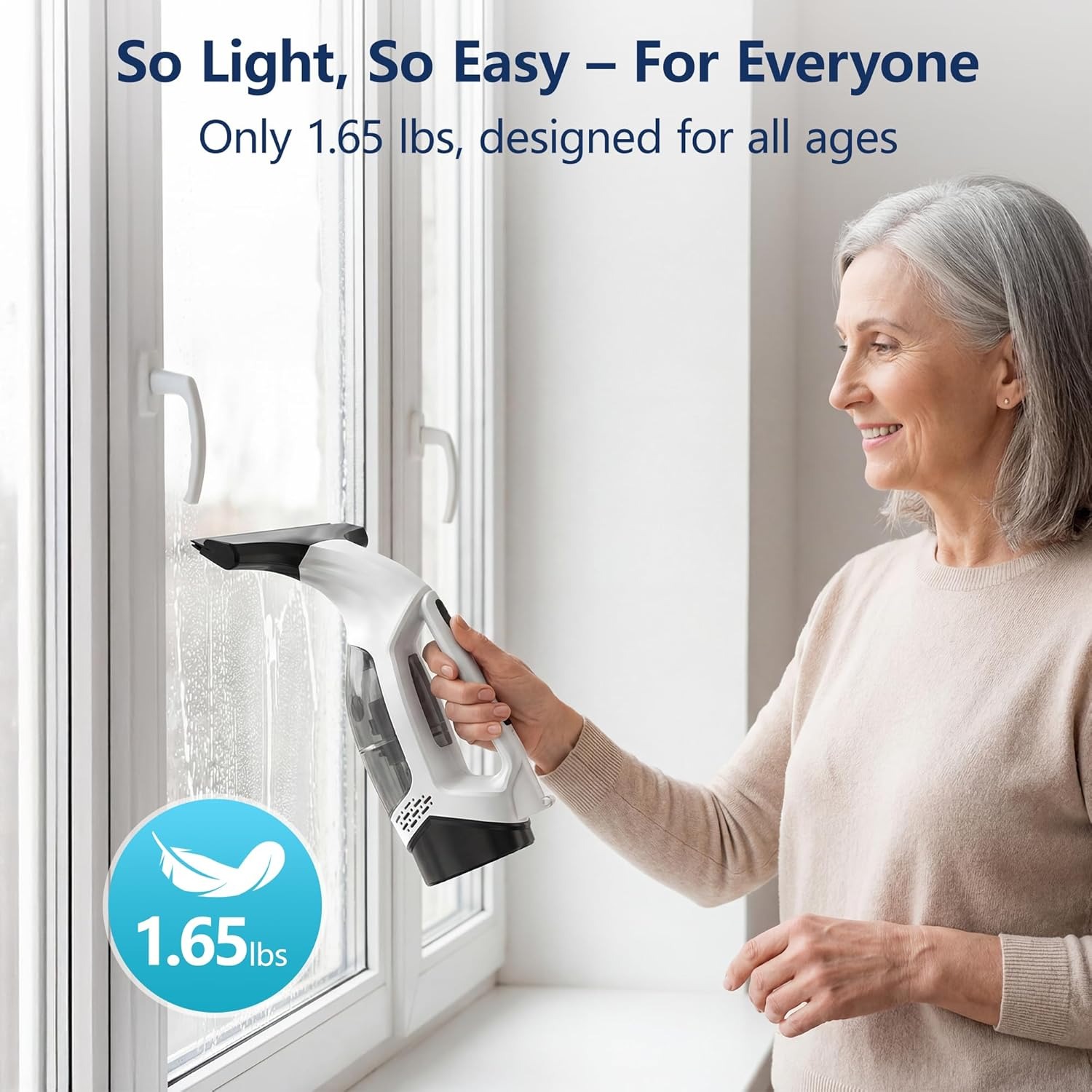 2000Pa Handheld Window Vacuum  - Kit Power Tools review and price
