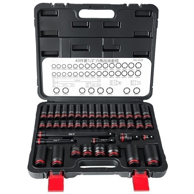 43 Pcs 1/2 Drive Extended Hex  - Power Tools Impact Wrench review and price