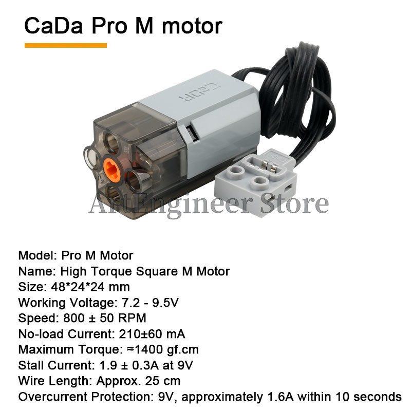 CaDA Power Functions M/L/Servo - Power Tools Lego review and price