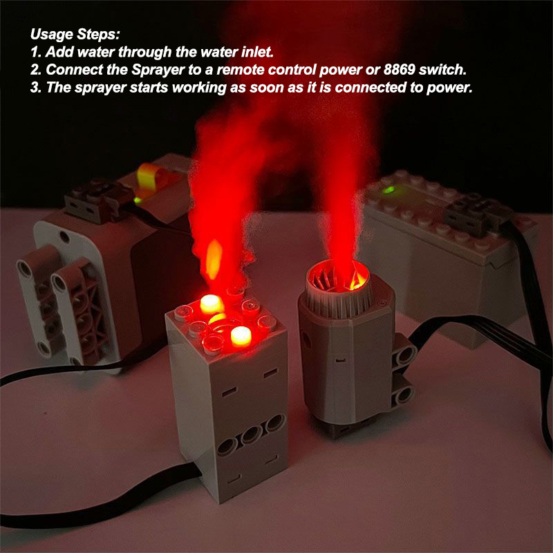 New Technical spray smoke Moto - Power Tools Lego review and price