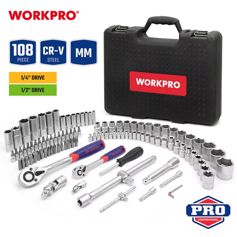 108pcs Professional Mechanics  - Kit Power Tools review and price