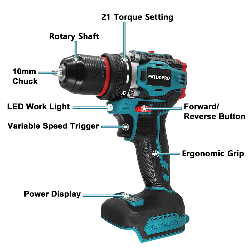 PATUOPRO 21V Wireless Brushles - Power Tools Ingco review and price