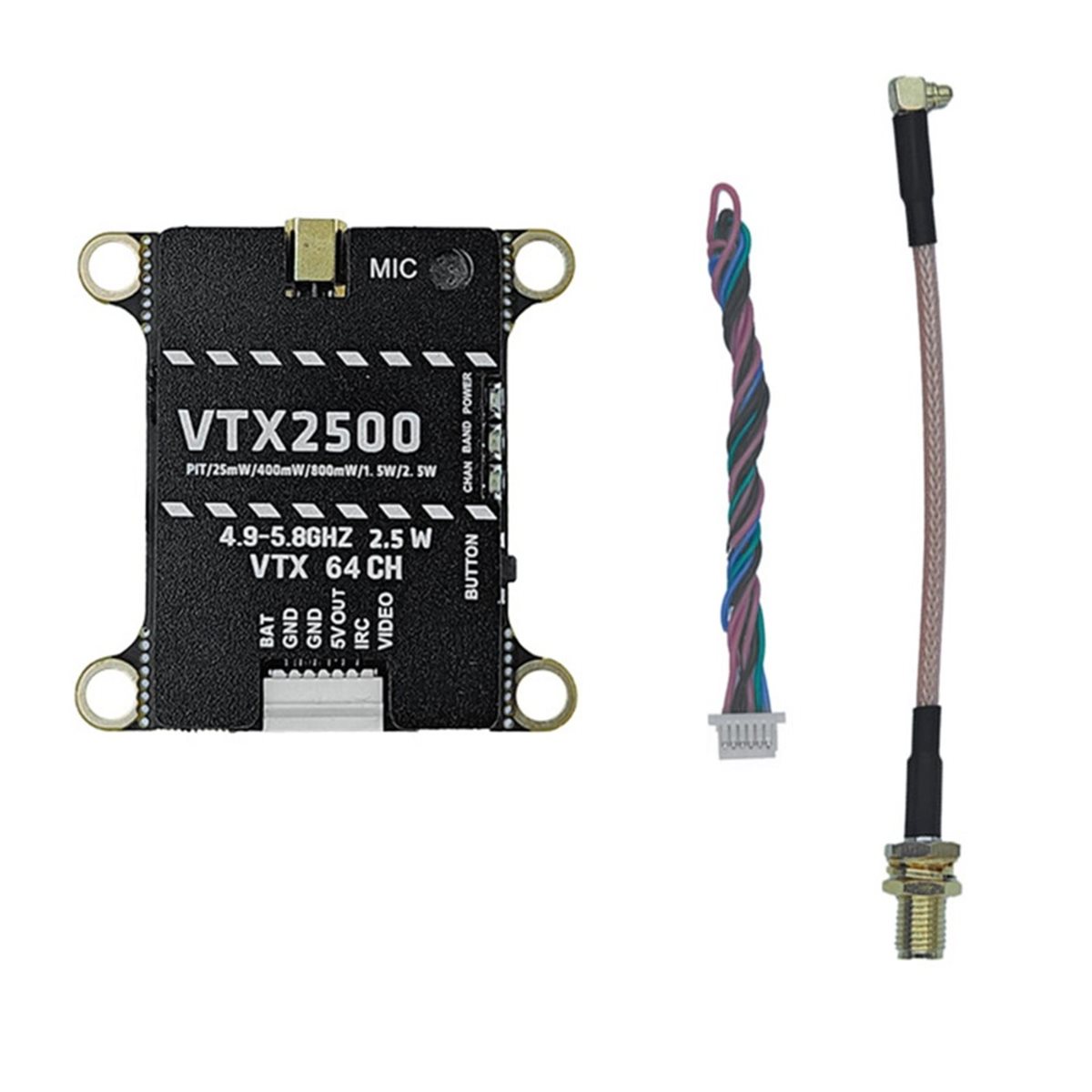 (A99Z] 5.8G 2.5W VTX 2500mW 64 - Power Tools Video review and price