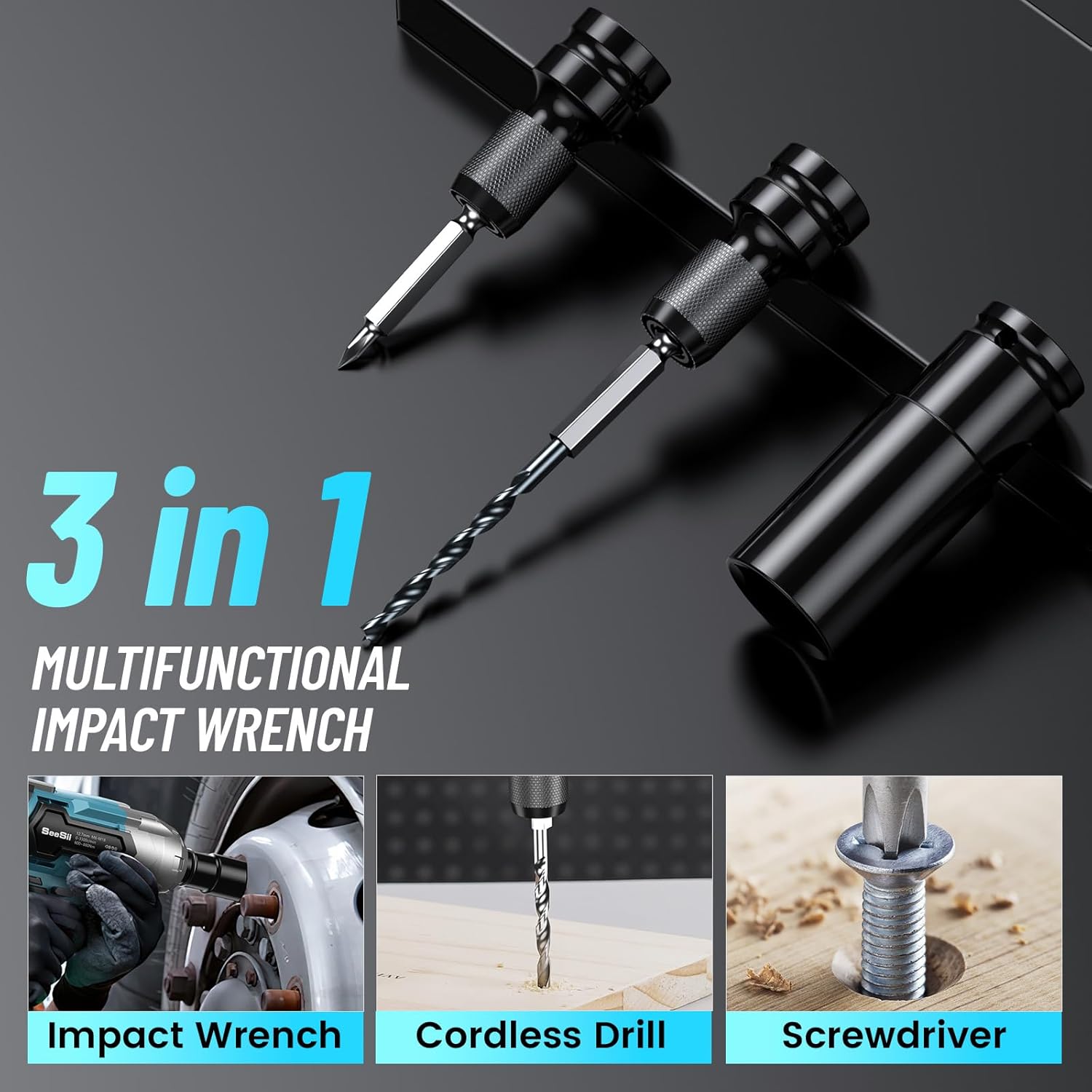 Seesii Cordless Impact Wrench  - Power Tools Impact Wrench review and price