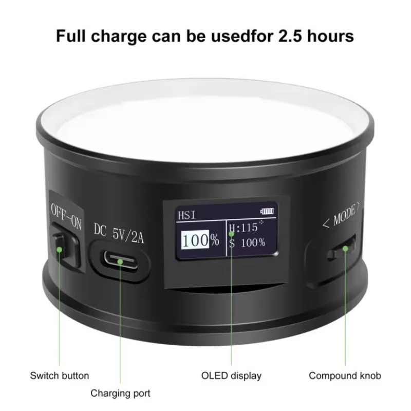 New High Power RGB LED On-Came - Power Tools Video review and price