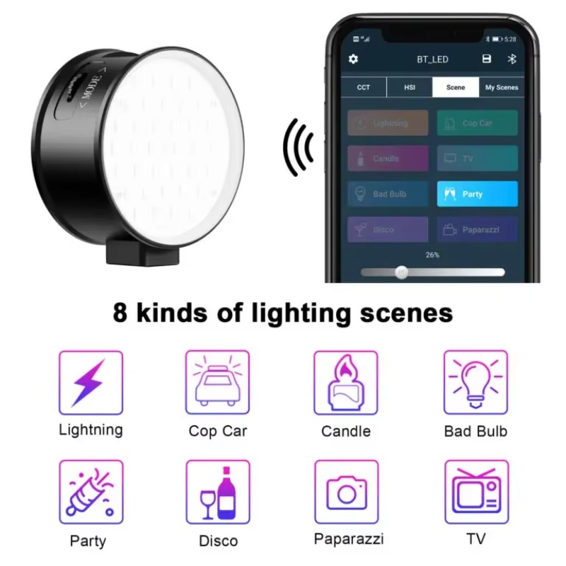 New High Power RGB LED On-Came - Power Tools Video review and price
