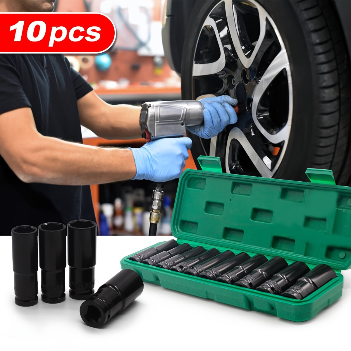 10pcs 1/2 Inch 8-24mm Power So - Power Tools Impact Wrench review and price