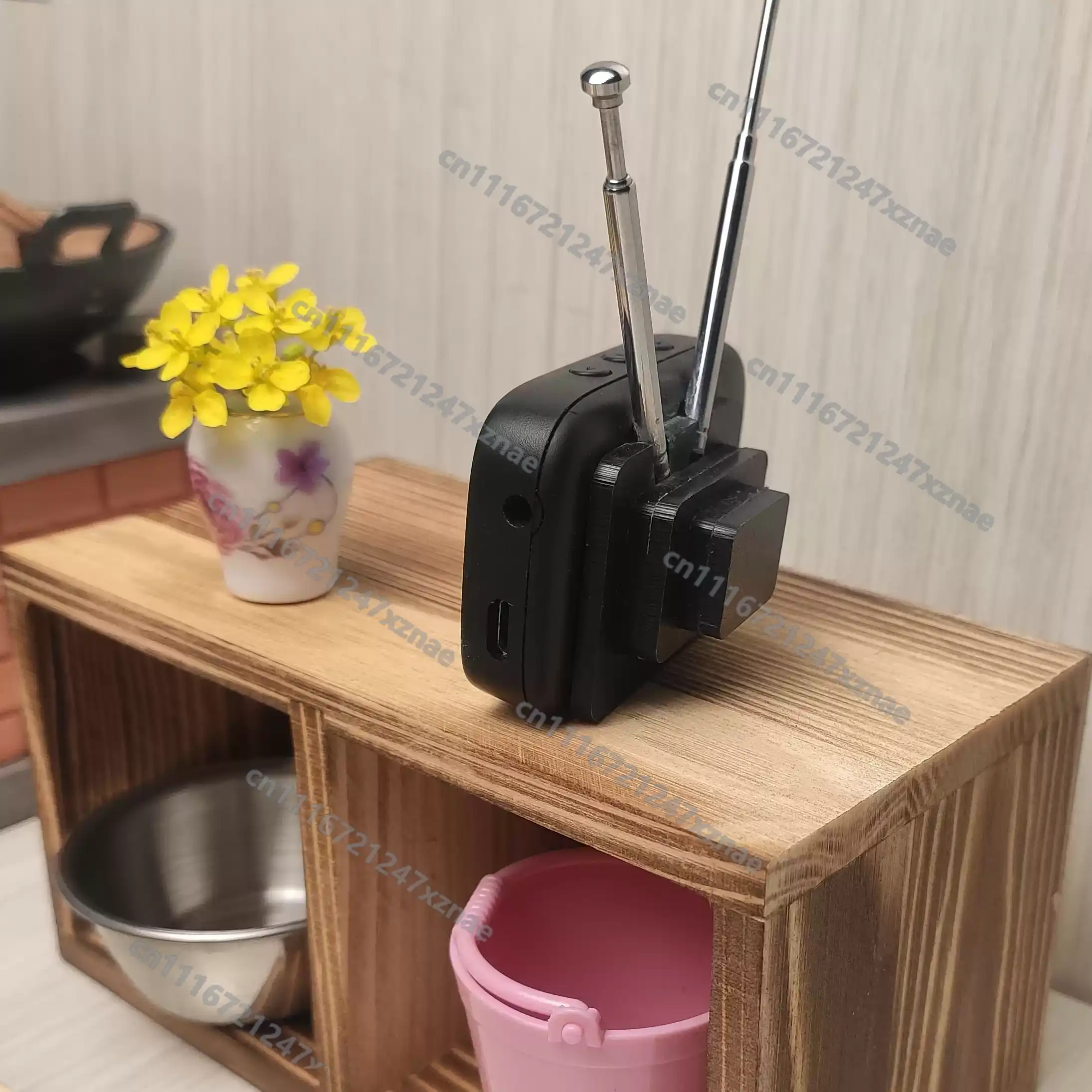 Mini Retro TV for Dollhouse 1: - Power Tools Video review and price