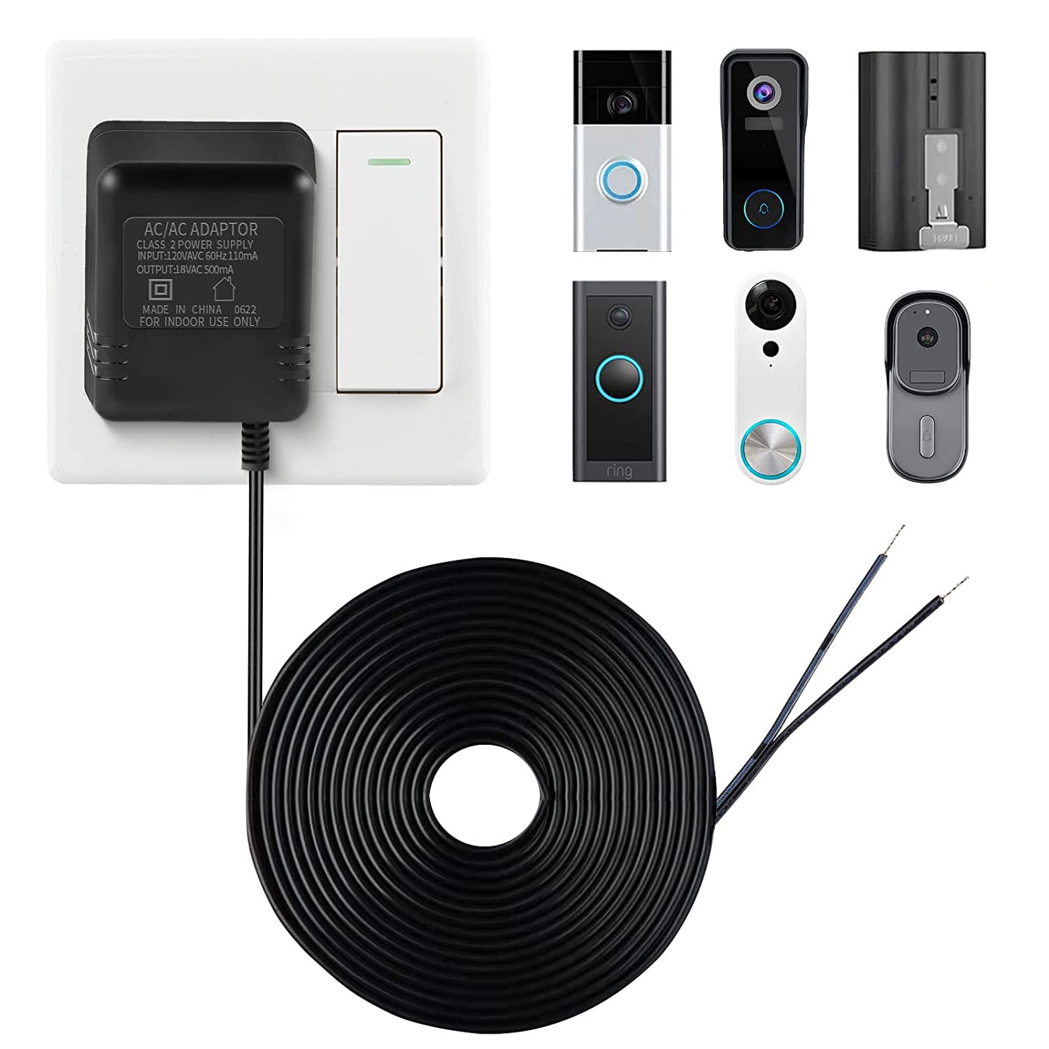 18V 500mA Doorbell Adapter, Vi - Power Tools Video review and price