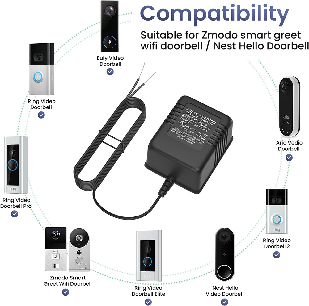 18V 500mA Doorbell Adapter, Vi - Power Tools Video review and price