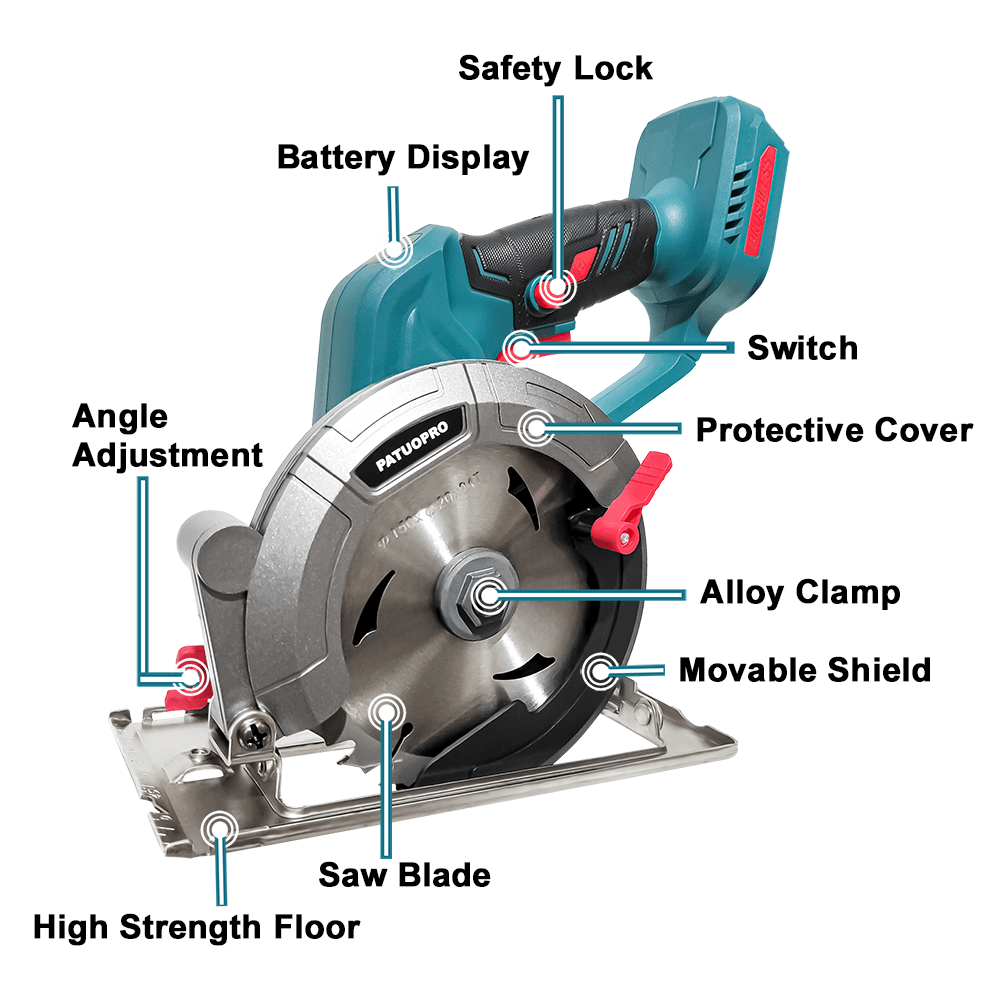 PATUOPRO 6 Inch Brushless Circ - Power Tools Ingco review and price